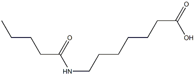 7-(pentanoylamino)heptanoic acid 结构式