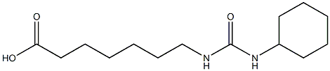 7-{[(cyclohexylamino)carbonyl]amino}heptanoic acid 结构式