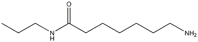 7-amino-N-propylheptanamide 结构式