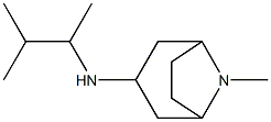 8-methyl-N-(3-methylbutan-2-yl)-8-azabicyclo[3.2.1]octan-3-amine 结构式