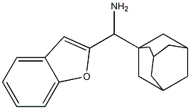 adamantan-1-yl(1-benzofuran-2-yl)methanamine 结构式