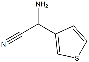 amino(thien-3-yl)acetonitrile 结构式