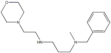 benzyl(methyl)(3-{[2-(morpholin-4-yl)ethyl]amino}propyl)amine 结构式