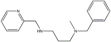 benzyl(methyl){3-[(pyridin-2-ylmethyl)amino]propyl}amine 结构式