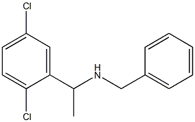 benzyl[1-(2,5-dichlorophenyl)ethyl]amine 结构式