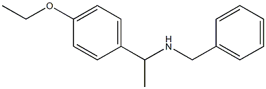 benzyl[1-(4-ethoxyphenyl)ethyl]amine 结构式