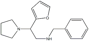benzyl[2-(furan-2-yl)-2-(pyrrolidin-1-yl)ethyl]amine 结构式