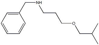 benzyl[3-(2-methylpropoxy)propyl]amine 结构式