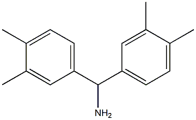 bis(3,4-dimethylphenyl)methanamine 结构式