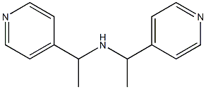 bis[1-(pyridin-4-yl)ethyl]amine 结构式