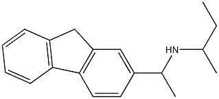 butan-2-yl[1-(9H-fluoren-2-yl)ethyl]amine 结构式