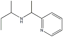 butan-2-yl[1-(pyridin-2-yl)ethyl]amine 结构式