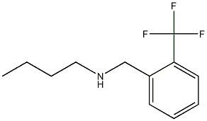 butyl({[2-(trifluoromethyl)phenyl]methyl})amine 结构式