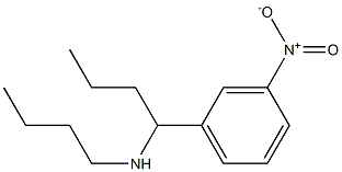 butyl[1-(3-nitrophenyl)butyl]amine 结构式