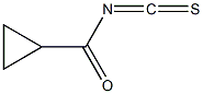 cyclopropanecarbonyl isothiocyanate 结构式