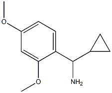 cyclopropyl(2,4-dimethoxyphenyl)methanamine 结构式