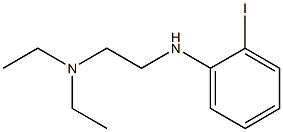 diethyl({2-[(2-iodophenyl)amino]ethyl})amine 结构式