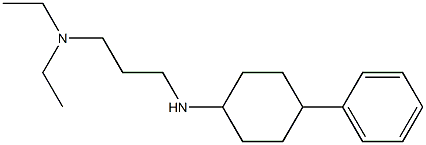 diethyl({3-[(4-phenylcyclohexyl)amino]propyl})amine 结构式