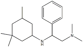 dimethyl({2-phenyl-2-[(3,3,5-trimethylcyclohexyl)amino]ethyl})amine 结构式