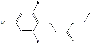 ethyl 2-(2,4,6-tribromophenoxy)acetate 结构式