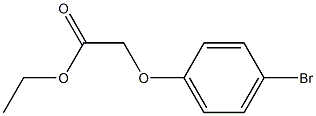 ethyl 2-(4-bromophenoxy)acetate 结构式