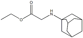 ethyl 2-(adamantan-1-ylamino)acetate 结构式