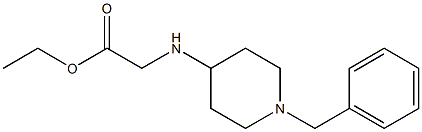 ethyl 2-[(1-benzylpiperidin-4-yl)amino]acetate 结构式