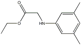 ethyl 2-[(3,5-dimethylphenyl)amino]acetate 结构式