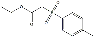 ethyl 2-[(4-methylbenzene)sulfonyl]acetate 结构式