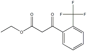 ethyl 3-oxo-3-[2-(trifluoromethyl)phenyl]propanoate 结构式