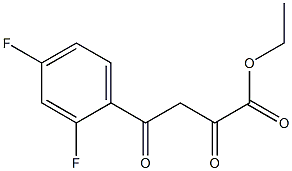 ethyl 4-(2,4-difluorophenyl)-2,4-dioxobutanoate 结构式