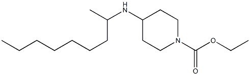 ethyl 4-(nonan-2-ylamino)piperidine-1-carboxylate 结构式