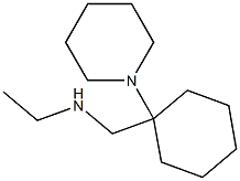 ethyl({[1-(piperidin-1-yl)cyclohexyl]methyl})amine 结构式