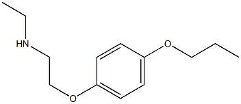 ethyl[2-(4-propoxyphenoxy)ethyl]amine 结构式