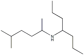 heptan-4-yl(5-methylhexan-2-yl)amine 结构式