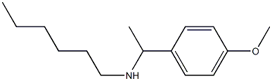 hexyl[1-(4-methoxyphenyl)ethyl]amine 结构式