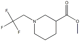 methyl 1-(2,2,2-trifluoroethyl)piperidine-3-carboxylate 结构式