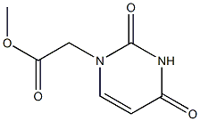 methyl 2-(2,4-dioxo-1,2,3,4-tetrahydropyrimidin-1-yl)acetate 结构式