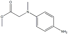 methyl 2-[(4-aminophenyl)(methyl)amino]acetate 结构式