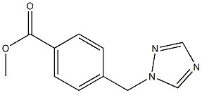 methyl 4-(1H-1,2,4-triazol-1-ylmethyl)benzoate 结构式