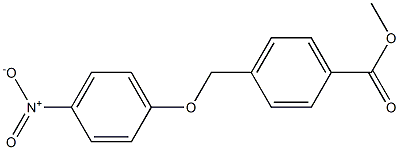 methyl 4-(4-nitrophenoxymethyl)benzoate 结构式