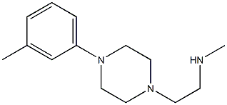 methyl({2-[4-(3-methylphenyl)piperazin-1-yl]ethyl})amine 结构式