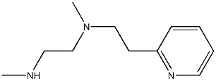 methyl[2-(methylamino)ethyl][2-(pyridin-2-yl)ethyl]amine 结构式