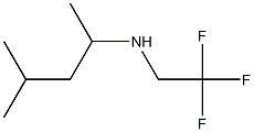 N-(1,3-dimethylbutyl)-N-(2,2,2-trifluoroethyl)amine 结构式