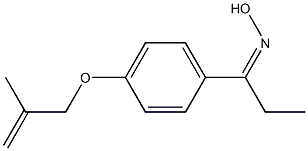 N-(1-{4-[(2-methylprop-2-en-1-yl)oxy]phenyl}propylidene)hydroxylamine 结构式