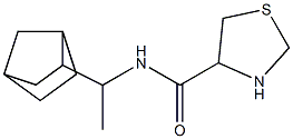 N-(1-bicyclo[2.2.1]hept-2-ylethyl)-1,3-thiazolidine-4-carboxamide 结构式