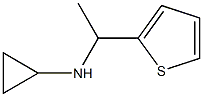 N-(1-thien-2-ylethyl)cyclopropanamine 结构式