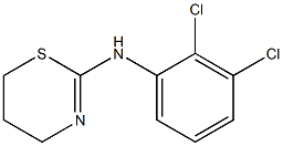 N-(2,3-dichlorophenyl)-5,6-dihydro-4H-1,3-thiazin-2-amine 结构式