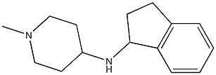 N-(2,3-dihydro-1H-inden-1-yl)-1-methylpiperidin-4-amine 结构式