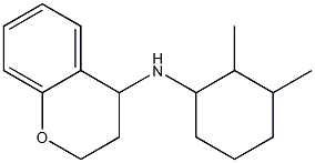 N-(2,3-dimethylcyclohexyl)-3,4-dihydro-2H-1-benzopyran-4-amine 结构式